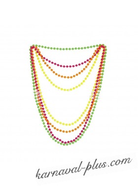 Ожерелье четырехцветное неоновое